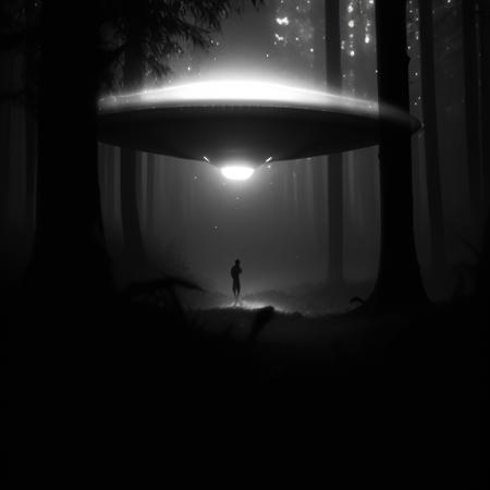 107748-2666296607-a ufo landing in the forest, documentary photography, capturing reality, human experiences, photojournalistic storytelling, cand.png